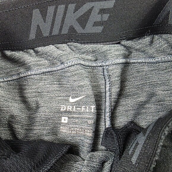 Nike Dri Fit Mens Size Small Black Jogger Pants Performance Gym Athletic Wear - Picture 4 of 11